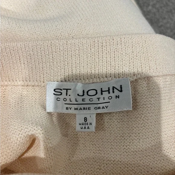 Vintage St. John sport stripped 3 piece skirt outfit skirt size 8 and top size s